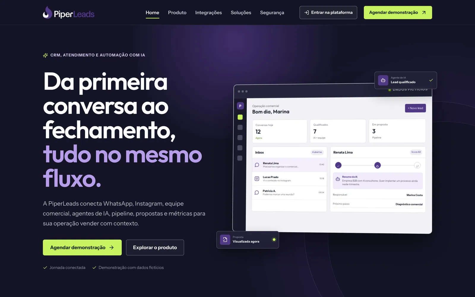 Site do PiperLeads